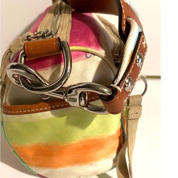 Coach vintage nylon print baguette bag - Picture 6 of 11